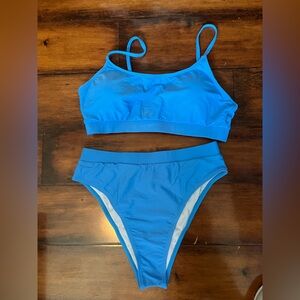 Blue Women's Swimwear Set